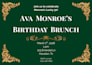 design a luxury custom invitation for any event